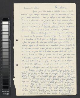 Carta manuscrita datada de 08 de dezembro de 1972, assinada por Amílcar Cabral e dirigida a Pedro Pires