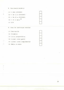 Sondagem por ocasião do III Congresso. Resultados
