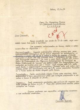 Carta de Fernando Azevedo a Herculano Vieira