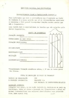 Instituto Nacional das Cooperativa, Desenvolvimento local e Participação Popular