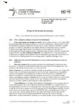 Sommet Mondial sur la Société de l'Information