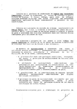 Relatório de atividades do Governo da República de Cabo Verde