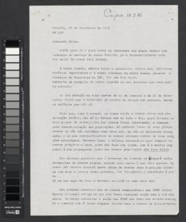 Carta nº 230, de Amílcar Cabral ao Camarada Marga [Nino Vieira]