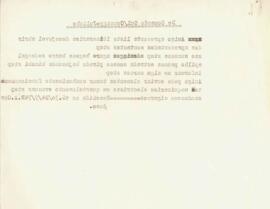 Mensagem  do Comando Sul - Conacry,  para Julinho, assinada por A. Cardoso