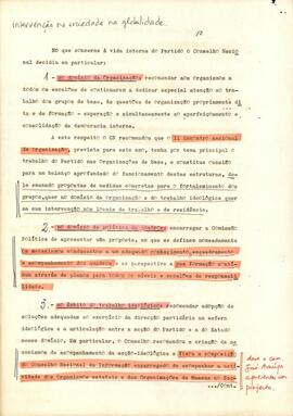 Comunicado do Secretariado do Conselho Nacional do PAICV