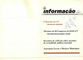 Boletim informativo nº 17, do Departamento de Ação Ideológica do Secretário do CN do PAICV