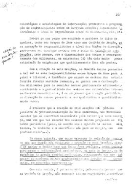 Partido Africano da Independência de Cabo Verde, Setor Rural da Praia: Relatório