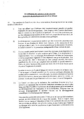Rapport de la première et de la deuxième réunion du Comité International de Suivi des Assises de l'Afrique