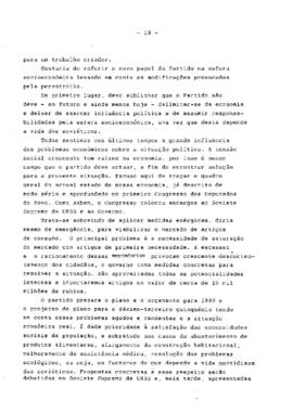 Remodelação da atividade do Partido, tarefa crucial da atualidade: Relatório de Mikhail Gorbatchov numa conferência promovida na sede do CC do PCUS