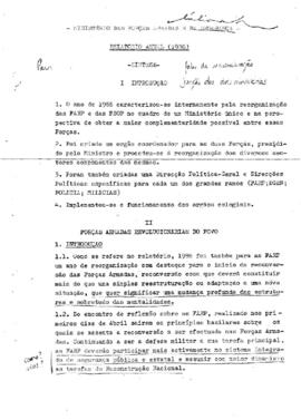 Relatório anual das Forças Armadas