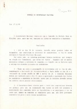 Reunião da Comissão Política do PAICV