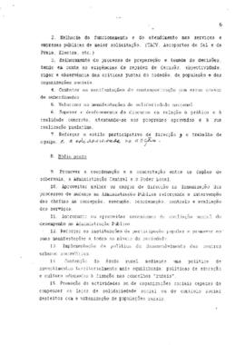 Considerações sobre o relatório da SEAP de 1988 e sobre o progresso da reforma administrativa