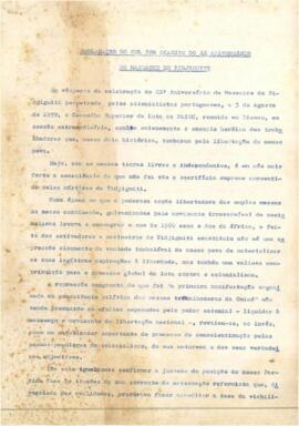 Declaração do CSL por ocasião do XX aniversário do Massacre de Pidjiguiti