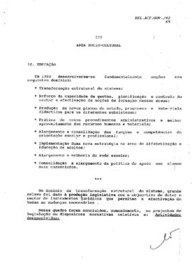 Relatório de atividades do Governo da República de Cabo Verde