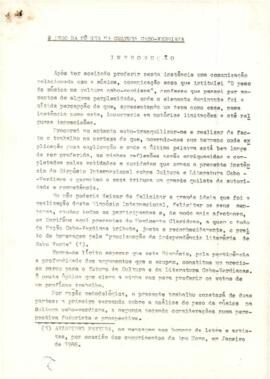 Simpósio sobre a cultura e a literatura cabo-verdiana:  O peso da música na cultura cabo-verdiana, por Eutrópio Lima da Cruz