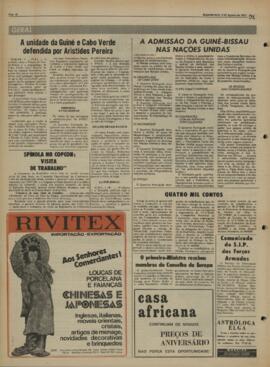A admissão da Guiné -Bissau nas Nações Unidas