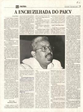 A encruzilhada do PAICV, por Fernando Monteiro. In "Novo Jornal"